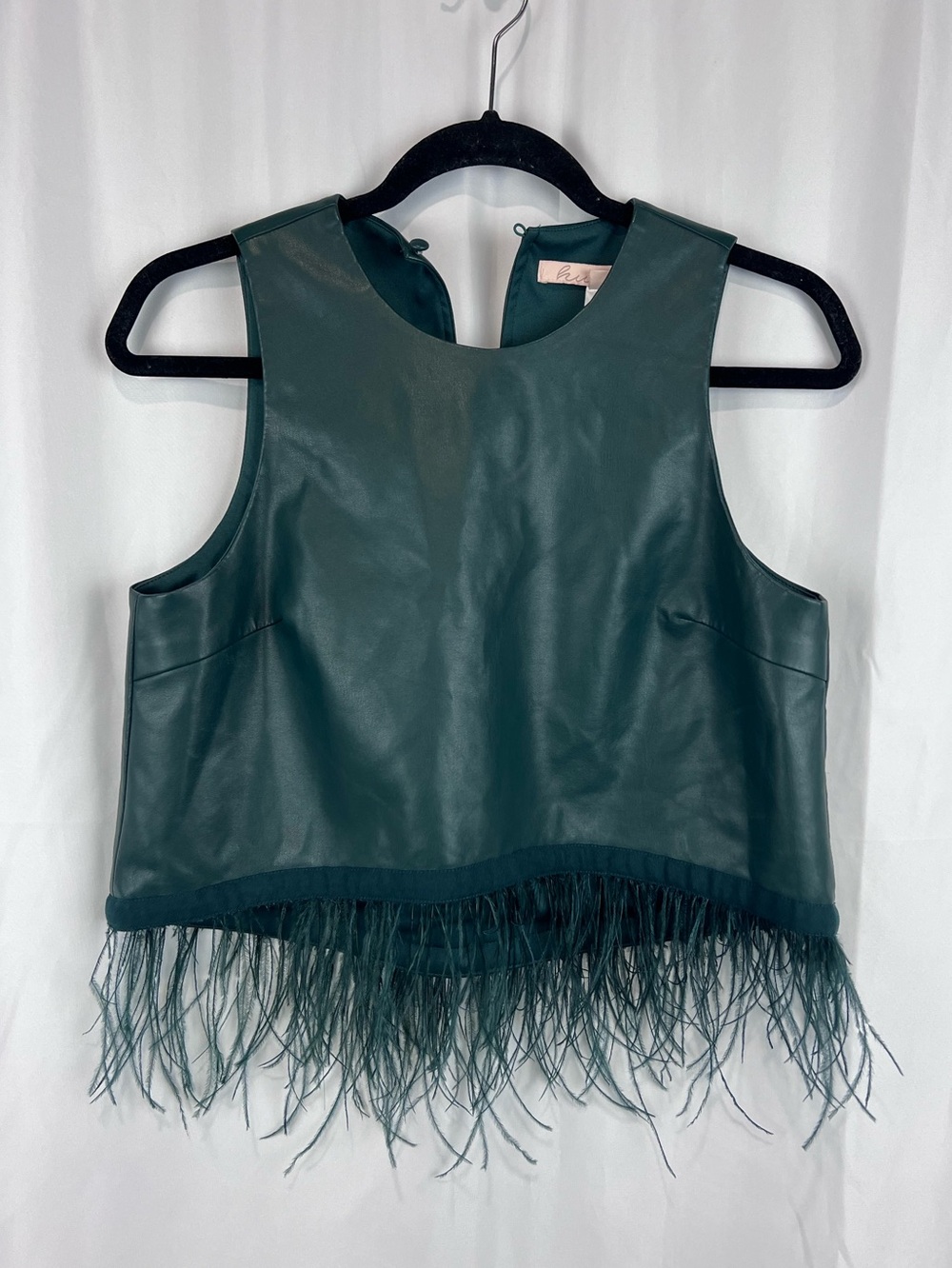Hutch Emerald Feathered Tank Top - Picture 5 of 8